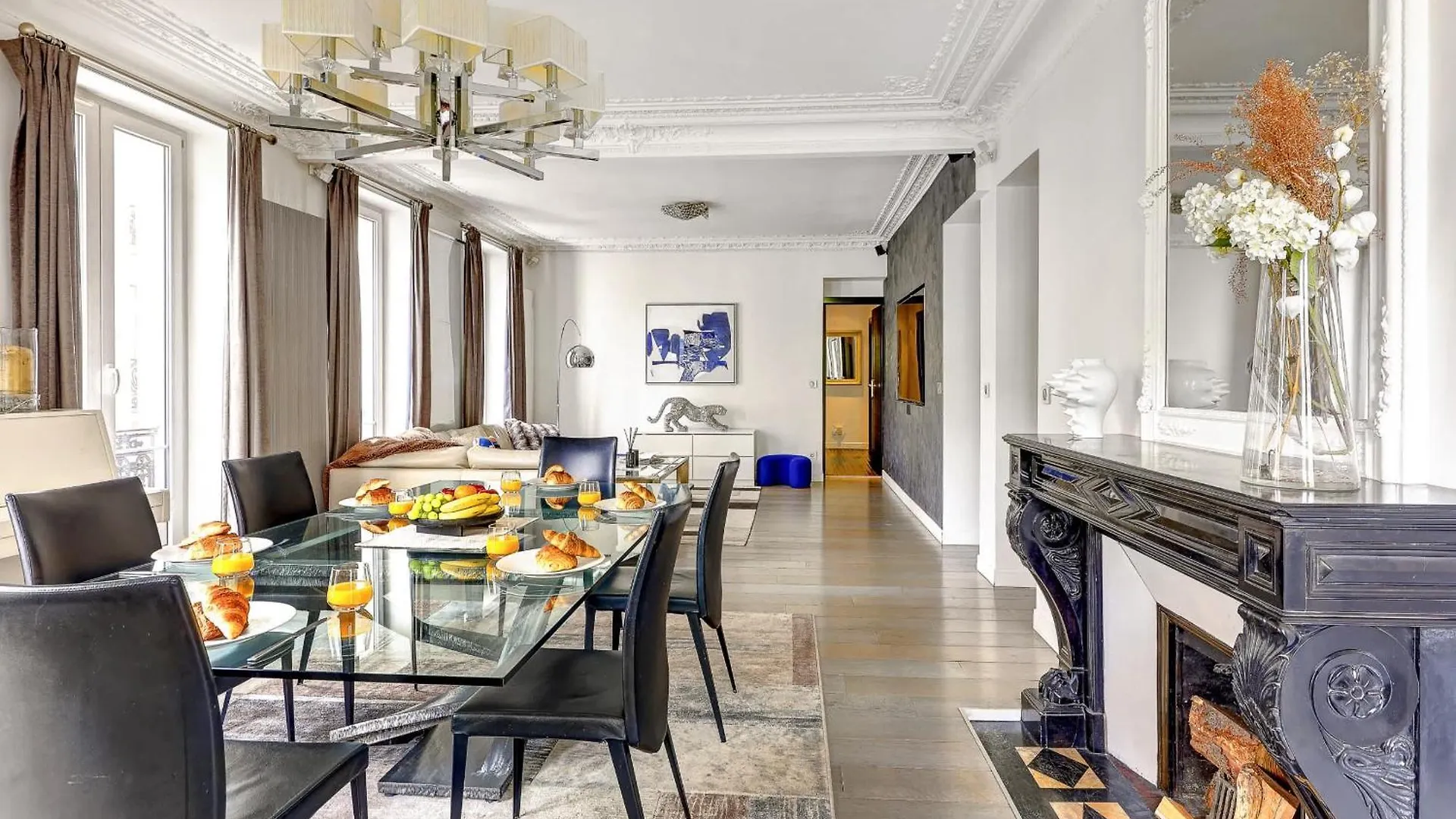 Elegant 3Br Champs-Elysees & Arc De Triomphe Paris Apartment